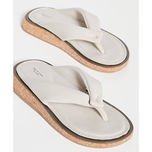 rag & bone Shoes - NWT Rag & Bone Parque Thong Sandal Flip Flop in Paloma, Size 39 🗣LAST CHANCE🗣